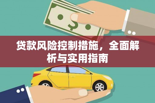 西秀贷款风险控制措施，全面解析与实用指南