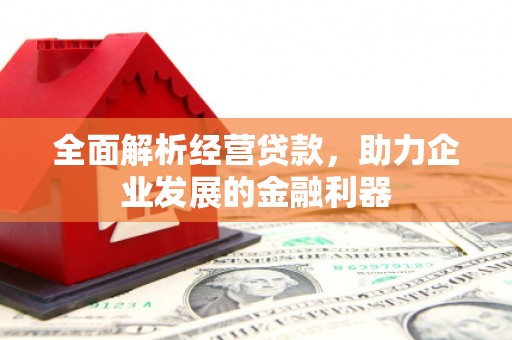 茂县全面解析经营贷款，助力企业发展的金融利器