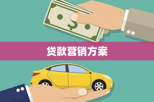 武义贷款营销方案