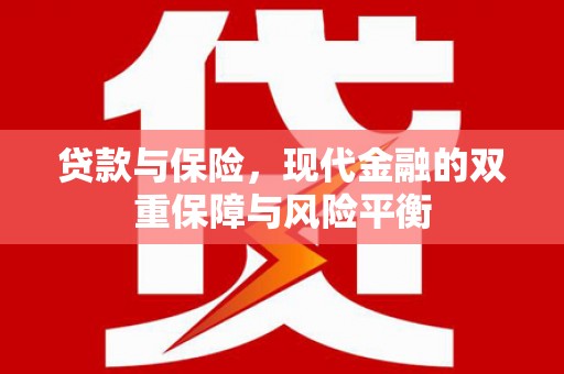 哈尔滨贷款与保险，现代金融的双重保障与风险平衡