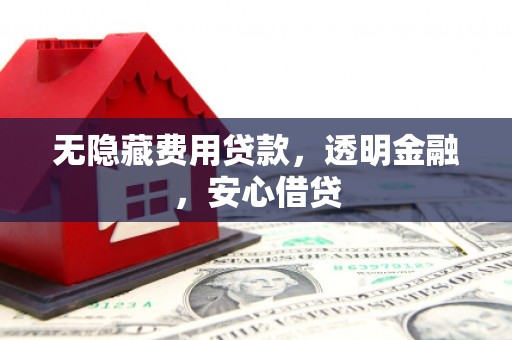 西昌无隐藏费用贷款，透明金融，安心借贷