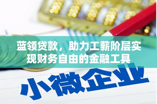 依兰蓝领贷款，助力工薪阶层实现财务自由的金融工具