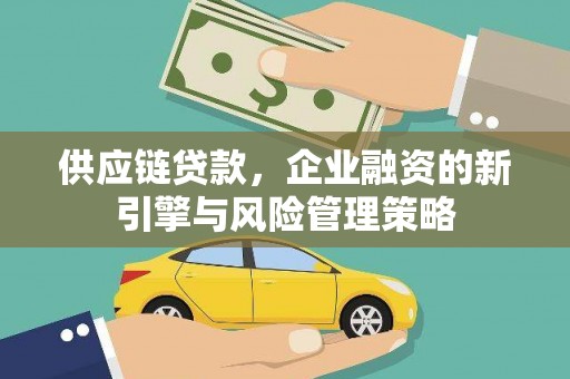 卢龙供应链贷款，企业融资的新引擎与风险管理策略