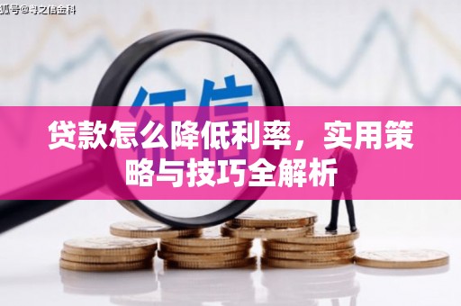东西湖贷款怎么降低利率，实用策略与技巧全解析