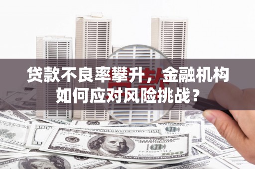 滦南贷款不良率攀升，金融机构如何应对风险挑战？