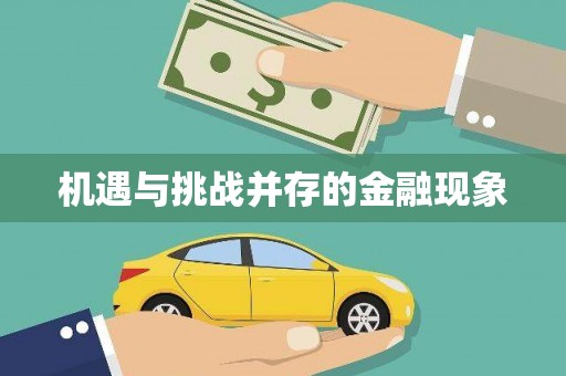 韶关机遇与挑战并存的金融现象